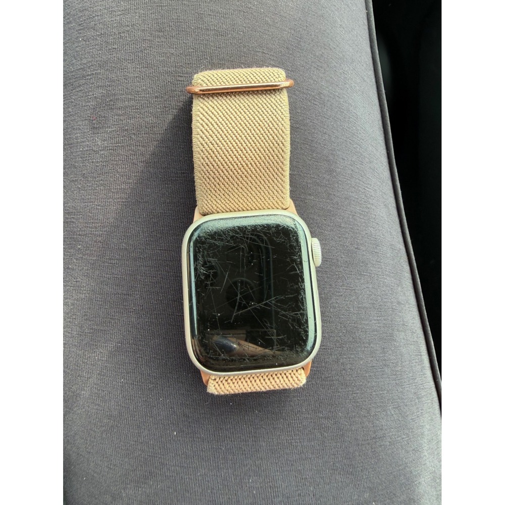 Apple Watch Series 7 Smartwatch Starlight 41mm Sport Tech Fitness Tracker